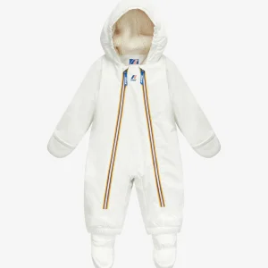 E. Le Vrai 3.0 Snotty Teddy Ecru-Wit>K-WAY Cheap